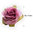 Aplique - Coser o pegar - 2cm (aprox.) - Flor de Tela "Sfumato" - Rose - 011 (1 Uds.)