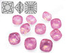 Cabuchón - Resina Pointback - Square 12x12 mm - Rose Water Opal (2 Uds.)