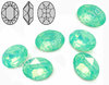 Cabuchón - Resina Pointback - Oval 13x18 mm - Chrysolite Opal (2 Uds.)