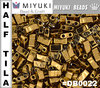 HTL0457 - Miyuki - Half Tila - 5x2,3x1,9mm - Metallic Bronze (5 gramos)