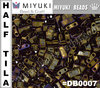 HTL0458 - Miyuki - Half Tila - 5x2,3x1,9mm - Metallic Iris Brown (5 gramos)
