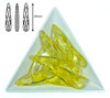 Gota acrilica facetada - 35x09x05mm - Lemon - 14 (2 Uds.)