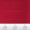 Textil - Soutache-Poliester - 3mm - Alizarin (2 metros)