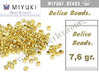 DB1832 - Miyuki - Delica - 11/0 - DURACOAT Galvanized Gold (bolsa de 7,6 gr.)