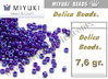 DB0216- Miyuki - Delica - 11/0 - Opaque Rainbow Royal Blue (bolsa de 7,6 gr.)