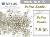 DB0041 - Miyuki - Delica - 11/0 - Silver-Lined Crystal (bolsa de 7,6 gr.)