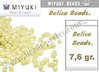 DB1491 - Miyuki - Delica - 11/0 - Opaque Pale Yellow (bolsa de 7,6 gr.)
