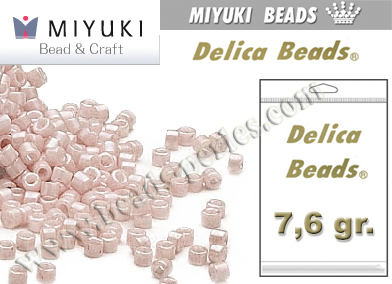 DB1494 - Miyuki - Delica - 11/0 - Opaque Pale Rose (bolsa de 7,6 gr.)