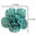 Aplique - Coser o pegar - 3,5cm (aprox.) - Flor de Tela "Rustic" - Teal - 089 (1 Uds.)