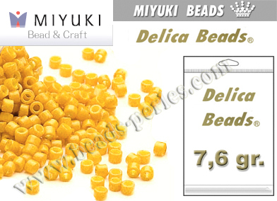 DB1132 - Miyuki - Delica - 11/0 - Opaque Canary (bolsa de 7,6 gr.)