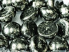 Cristal Checo - DOME BEADS - 14X8mm - Jet Antique Chrome (5 uds.)