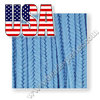 Textil - Soutache USA Poliester - 3mm - Medium Blue (5 metros)