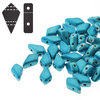 Cristal Checo - Kite Beads - 9x5mm - Aqua Metalust (5 gr.)
