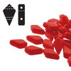 Cristal Checo - Kite Beads - 9x5mm - Light Red (5 gr.)