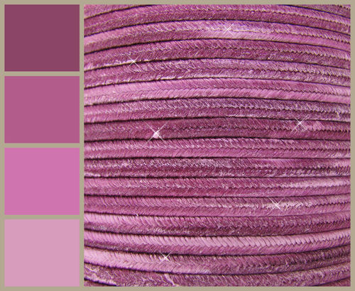 Soutache ARTISTIK - Colección METALLIK VINTAGE - 3mm - Tyrian Purple (2 m.)