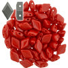 Cristal Checo - GemDUO - 8x5mm - Opaque Red (10 gr.)