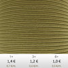 Textil - Soutache-Poliester - 3mm - Raw Linen (2 metros)