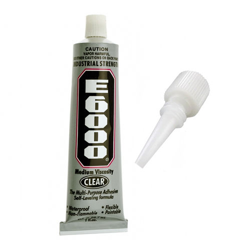 Pegamento - E-6000 - Manualidades (soutache & abalorios) - Tubo (9 ml.)