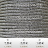 Textil - Soutache Metalizado - 3mm - Argento Antico (2 metros)