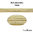 Alambre - French Wire SOFT / Canutillo de bordar BLANDO - 1mm - 1 pieza de 25cm - Color oro paladio