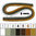 Quilling - Tiras de papel - 5mm - 7 colores / 140 tiras - Tonos marrones (1 paquete)
