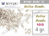 DBM0035 - Miyuki - Delica - 10/0 - Galvanized Silver (4 gramos)