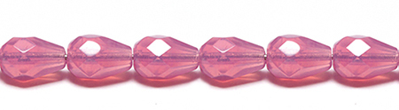 Cristal Checo - Pera - 10x7mm - Opal Mauve (10 Uds.)