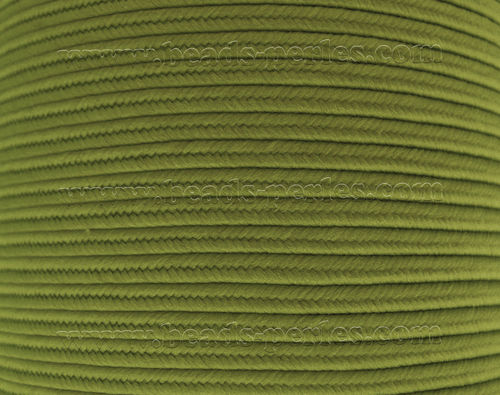 Textil - Soutache-Poliester - 3mm - Cypress (Ciprés) (100 metros)