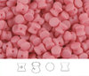 Cristal Checo - Pellet - 4x6mm - Silk Rosanine (50 Uds.)