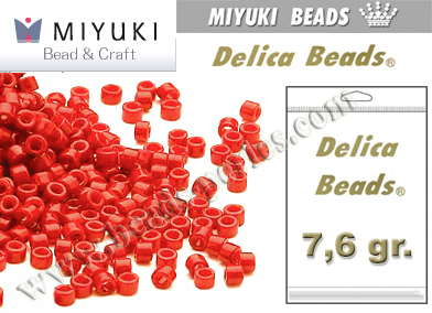 DB0727 - Miyuki - Delica - 11/0 - Opaque Light Red (bolsa de 7,6 gr.)