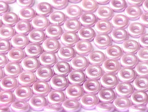 Cristal Checo - O Bead - 2x4mm - Pastel Pale Lilac (5 gr.)