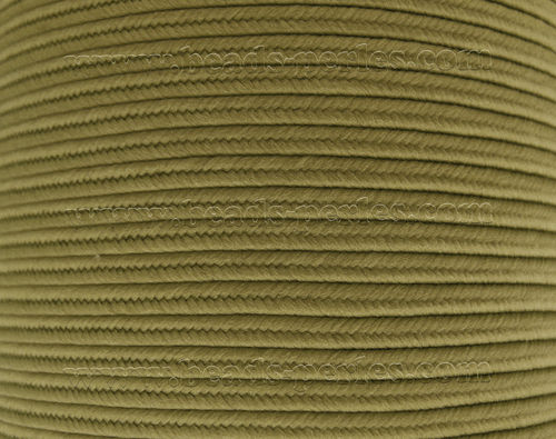 Textil - Soutache-Poliester - 3mm - Raw Linen (100 metros)