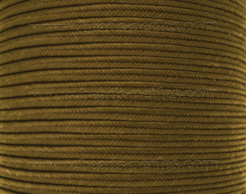 Textil - Soutache-Poliester - 3mm - Tapenade (100 metros)