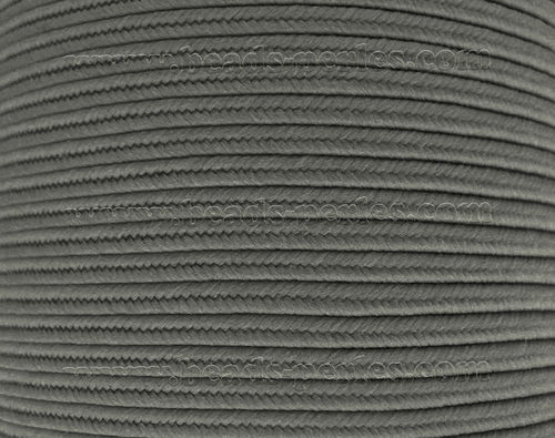 Textil - Soutache-Poliéster - 3mm - Sharkskin (100 metros)