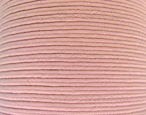 Textil - Soutache-Poliester - 3mm - Piggy Pink (100 metros)