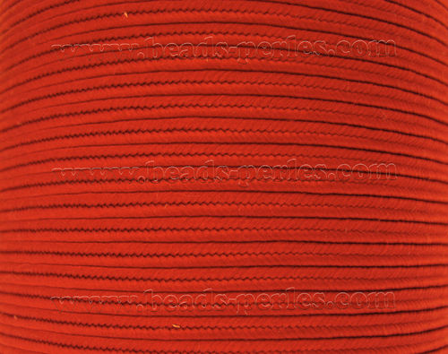 Textil - Soutache-Poliester - 3mm - Poppy (100 metros)