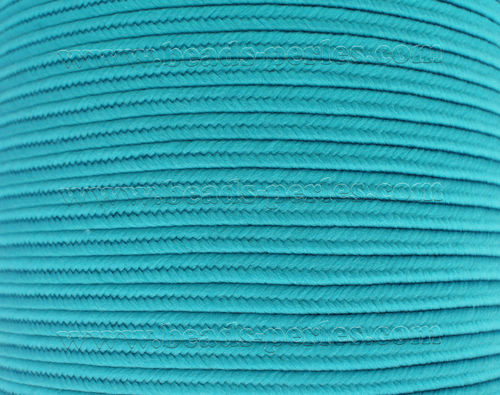 Textil - Soutache-Poliester - 3mm - Blue Turquoise (Azul Turquesa) (100 metros)