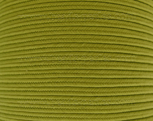 Textil - Soutache-Poliester - 3mm - Light Olivine (Verde Oliva Claro) (100 metros)