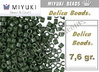 DB2358 - Miyuki - Delica - 11/0 - DURACOAT Opaque Spruce Green (bolsa de 7,6 gr.)