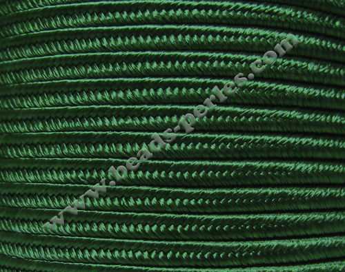 Textil - Soutache-Rayón - 3mm - Pine Green (Verde Pino) (100 metros)