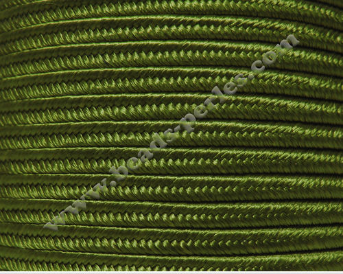 Textil - Soutache-Rayón - 3mm - Dark Olivine (Verde Oliva Oscuro) (100 metros)