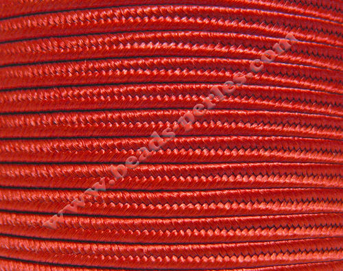 Textil - Soutache-Rayón - 3mm - Flame Red (Rojo Fuego) (100 metros)