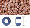 Toho - Rocalla - 8/0 - Marbled Opaque Beige & Pink (10 gramos)