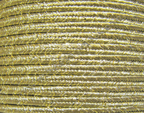 Textil - Soutache METALLICUM - 3mm - Aurum Bright Mink (Visón Brillante Aurum) (100 metros)