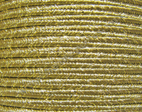 Textil - Soutache METALLICUM - 3mm - Aurum Bronze (Bronce Aurum) (100 metros)
