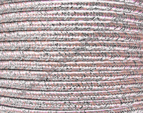 Textil - Soutache METALLICUM - 3mm - Argentum Pale Salmon (Salmón Pálido Argentum) (100 metros)