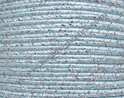 Textil - Soutache METALLICUM - 3mm - Argentum Placid Blue (Azul Plácido) (100 metros)