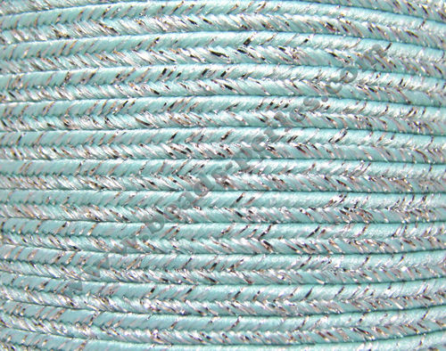 Textil - Soutache METALLICUM - 3mm - Argentum Limpet Shell (100 metros)