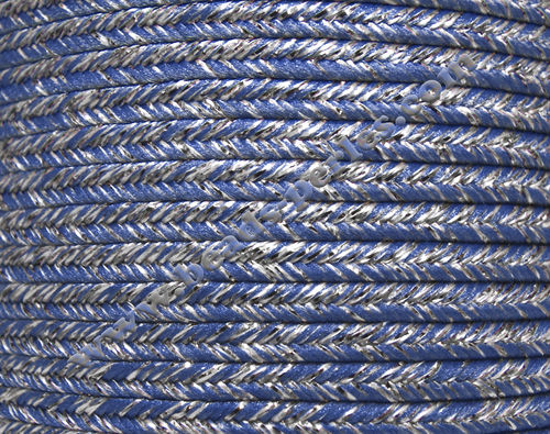 Textil - Soutache METALLICUM - 3mm - Argentum Royal Blue (Azulón Argentum) (100 metros)