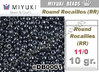 RR00451 - Miyuki - Rocalla - 11/0 - Metallic Gunmetal (10 gramos)